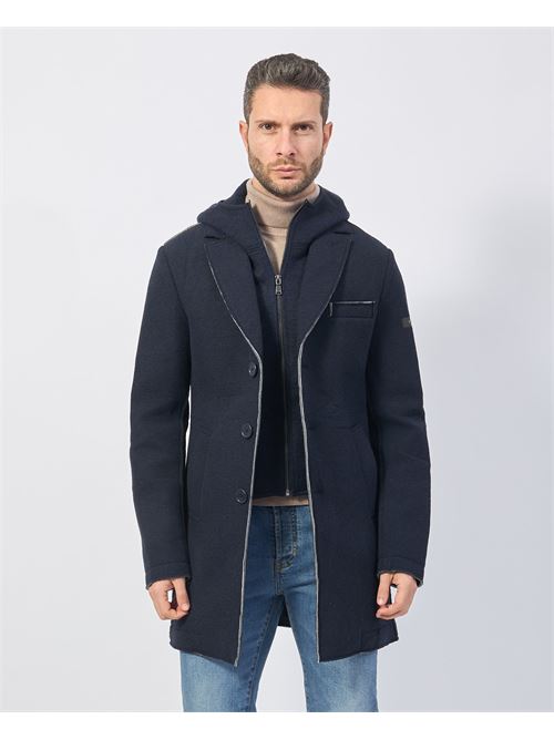 Manteau homme Yes Zee en laine mélangée YES ZEE | O827-QK000710